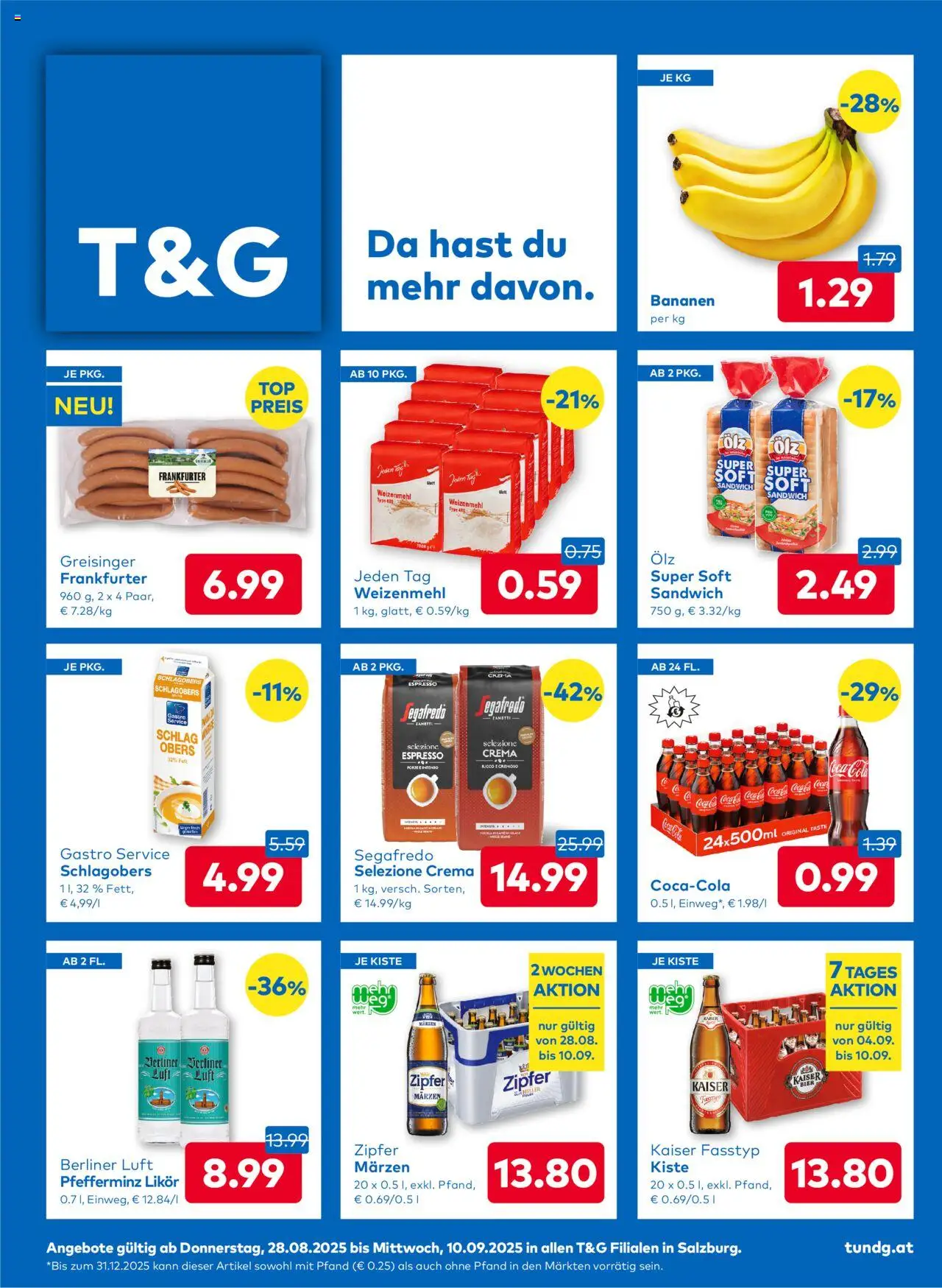 T&G Salzburg - Seite 1- gültig ab 28.08.2025