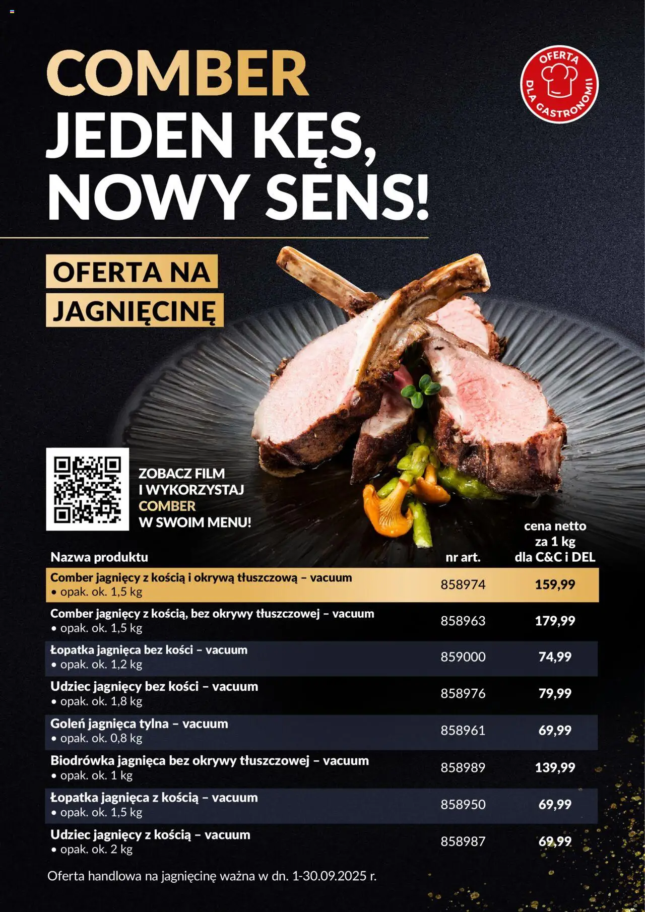 Makro Gazetka - Comber - strona 1- ważny od 01.09.2025
