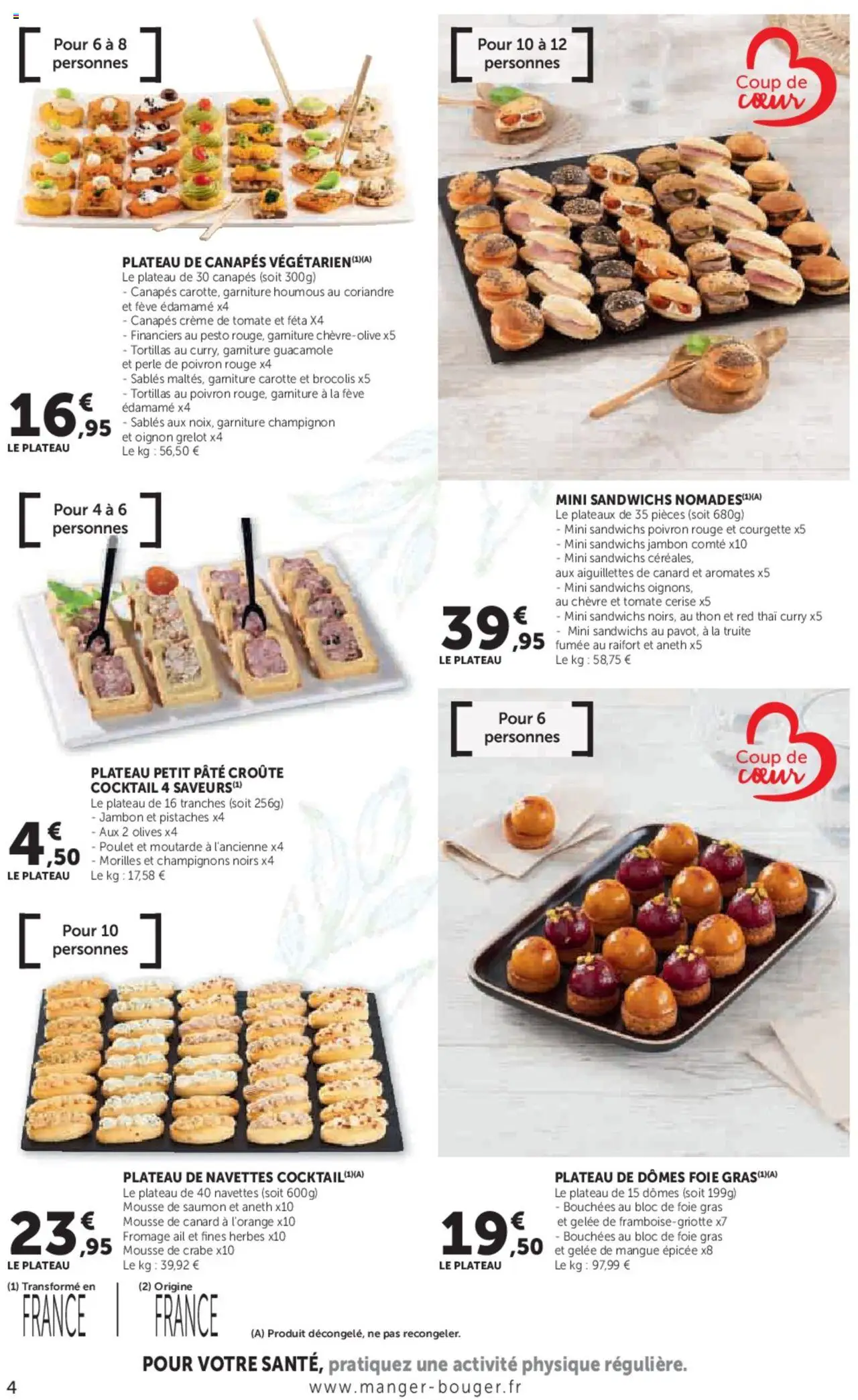 U Express La carte Printemps Été - page 4 - valable à partir du 08/04/2025