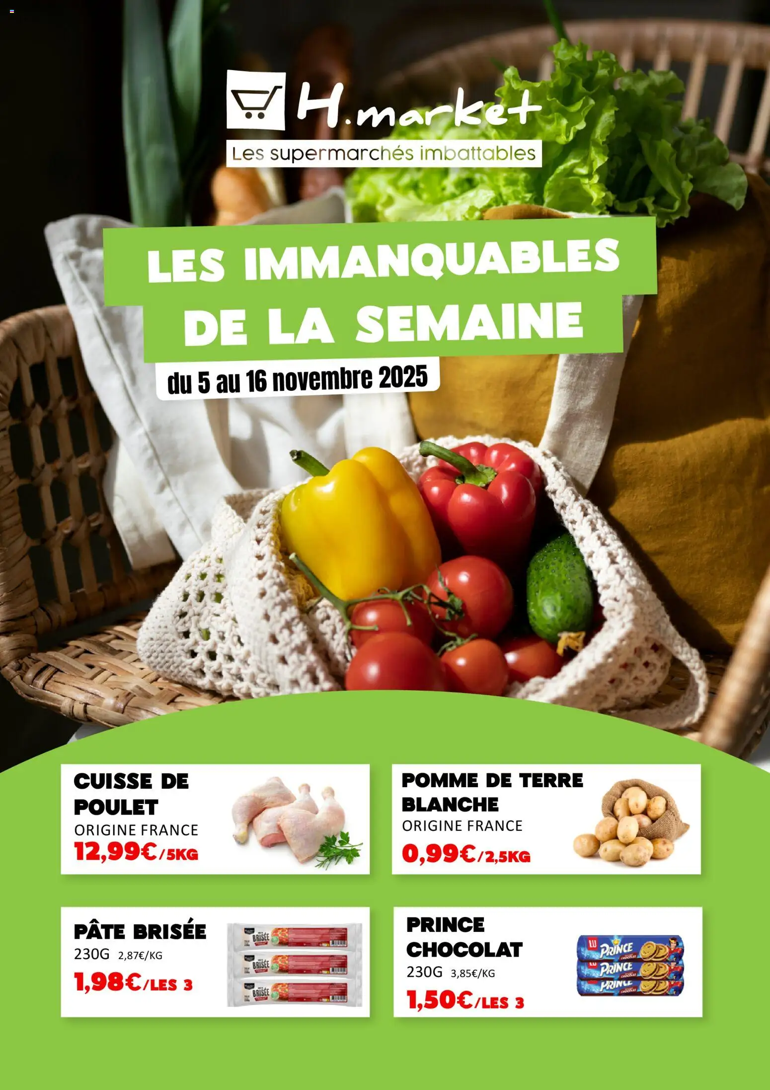 Hmarket catalogue - page 1 - valable à partir du 05/11/2025