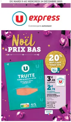 Aperçu U Express catalogue valable à partir du 09/12/2025