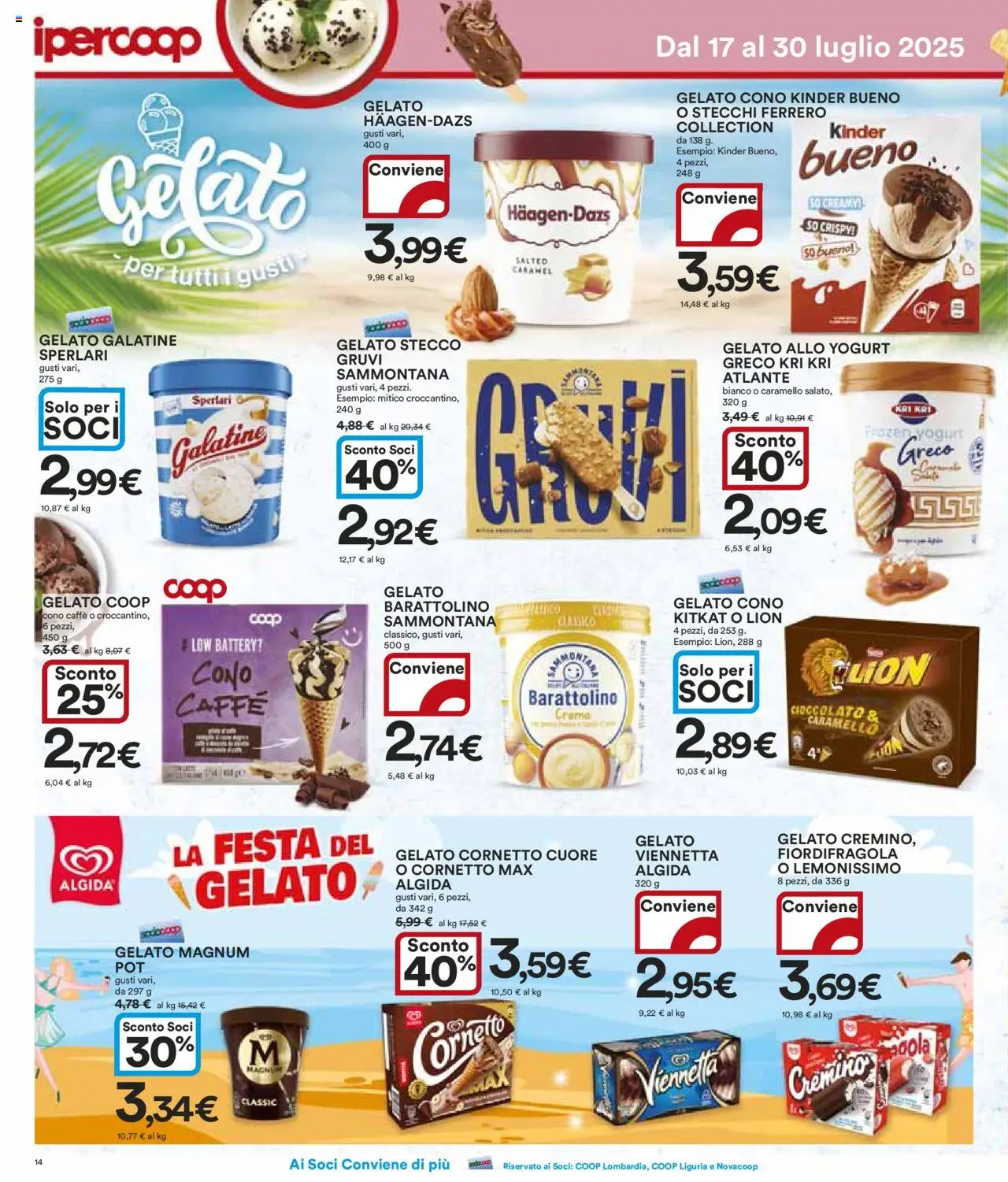 Volantino Ipercoop	 - pagina 14 - valido dal 17/07/2025