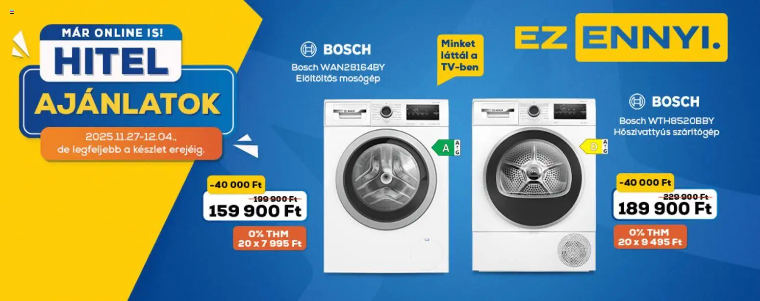 Euronics Akciós újság - 1oldal - érvényes 2025.11.27.-tól