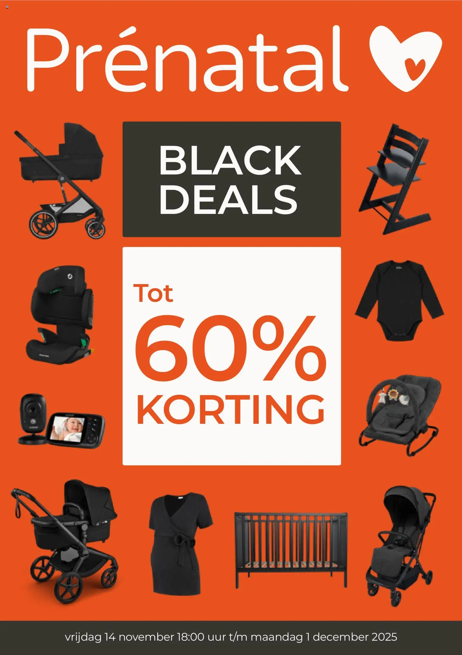 Prénatal - Blackdeals folder  - pagina 1- geldig vanaf 14-11-2025