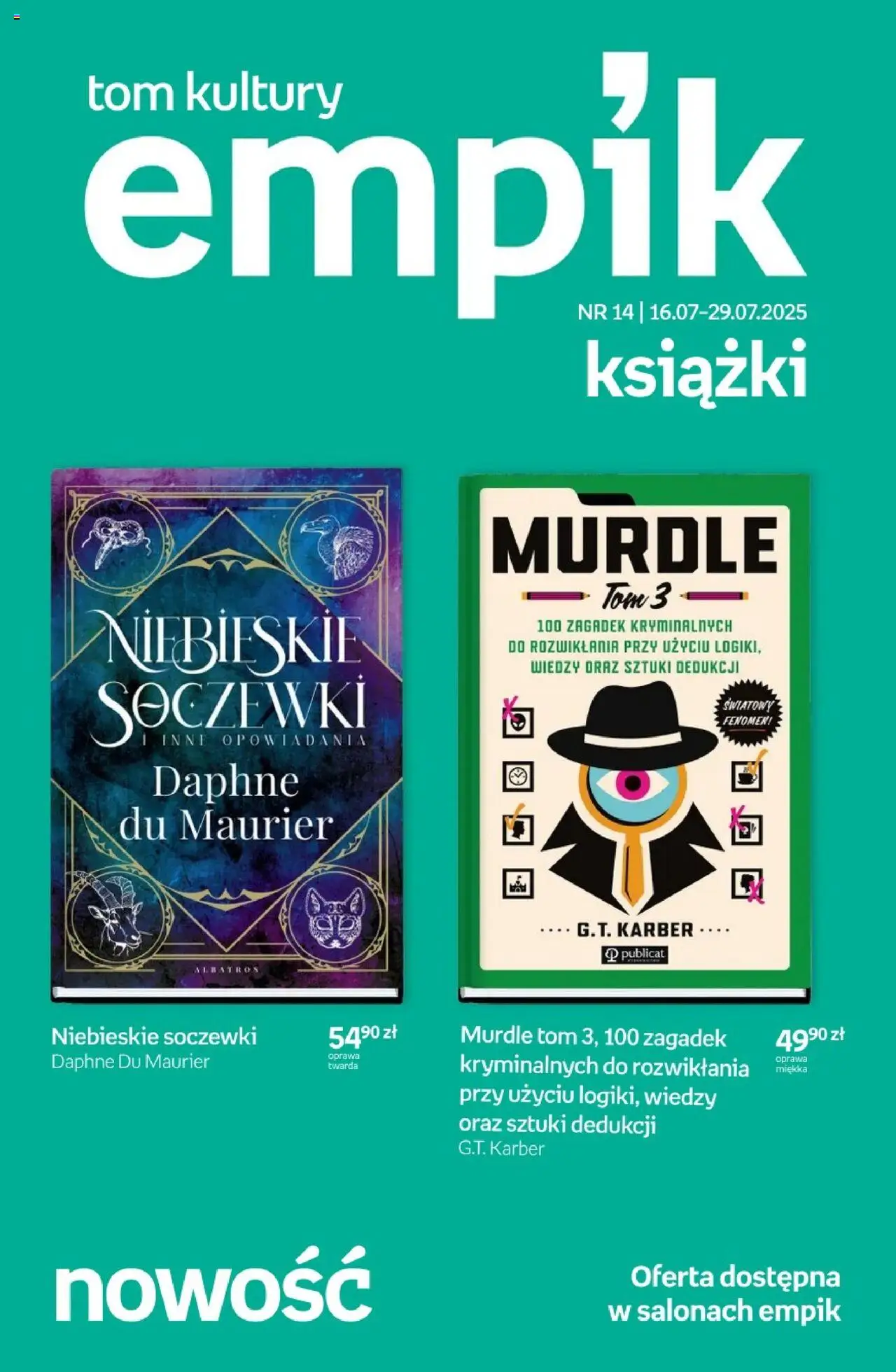 Empik promocje - Tom kultury Książki - strona 1- ważny od 16.07.2025