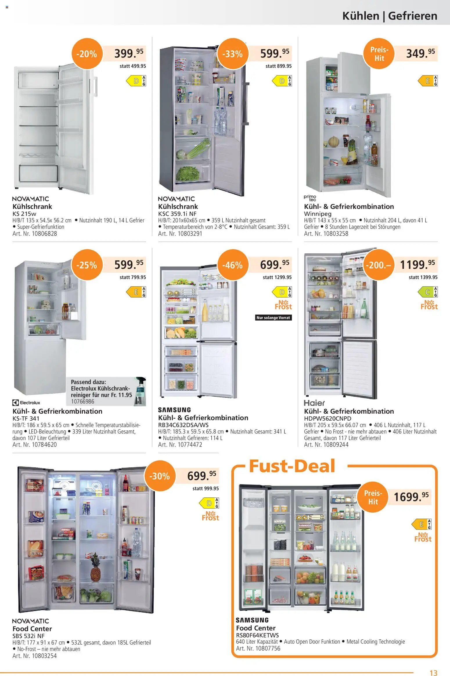 Fust aktionen - page 13- valid from 23.03.2026