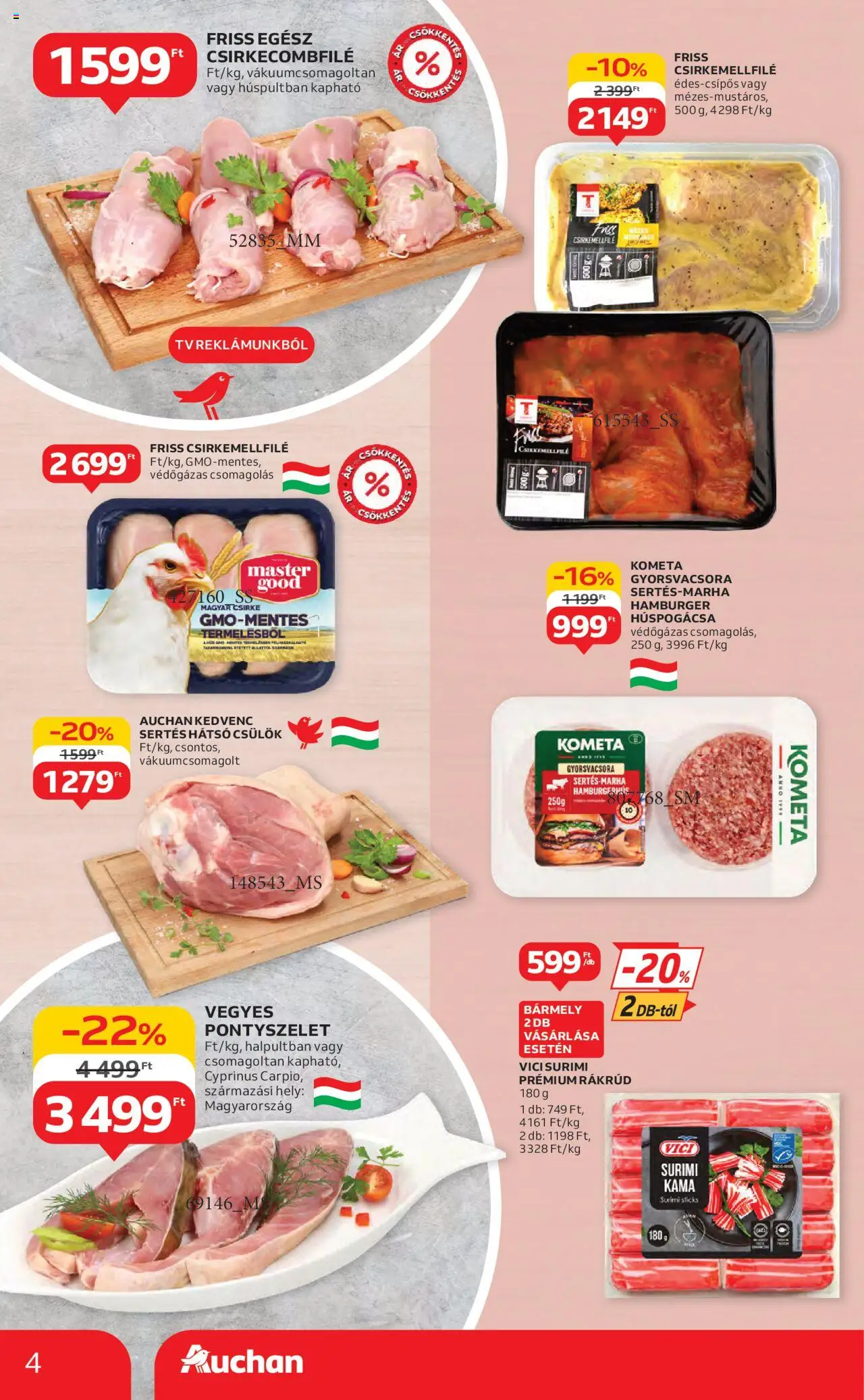 Auchan Akciós újság - 4oldal - érvényes 2025.07.17.-tól