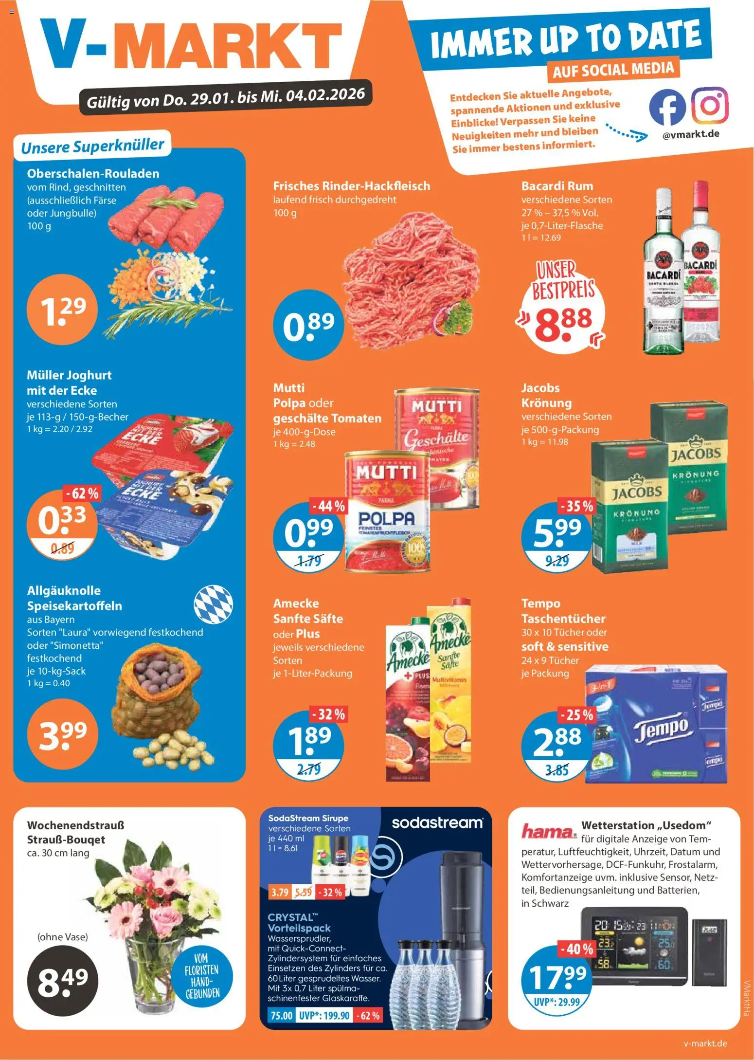 V-Markt - Hallertau / Oberpfalz - Seite 1 - gültig ab 29.01.2026