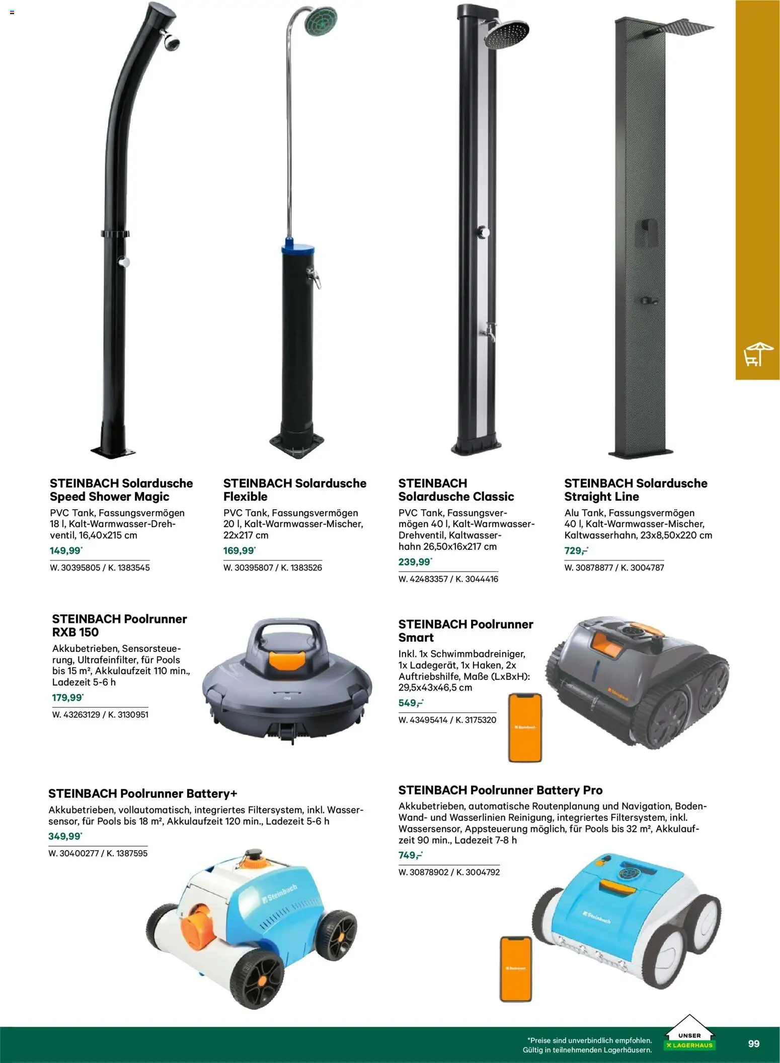 Lagerhaus  Garten und Freizeit Katalog 2026 - page 99- valid from 22.02.2026