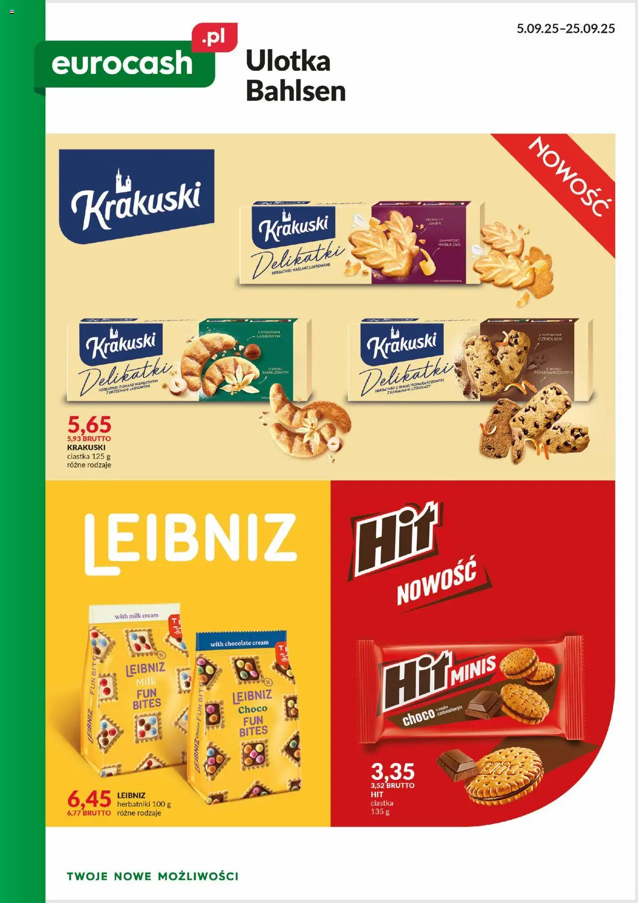 Eurocash Gazetka - Bahlsen - strona 1- ważny od 05.09.2025