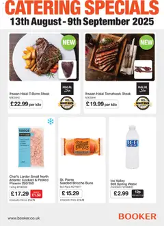 Booker Wholesale - Catering specials valid from 13/08/2025
