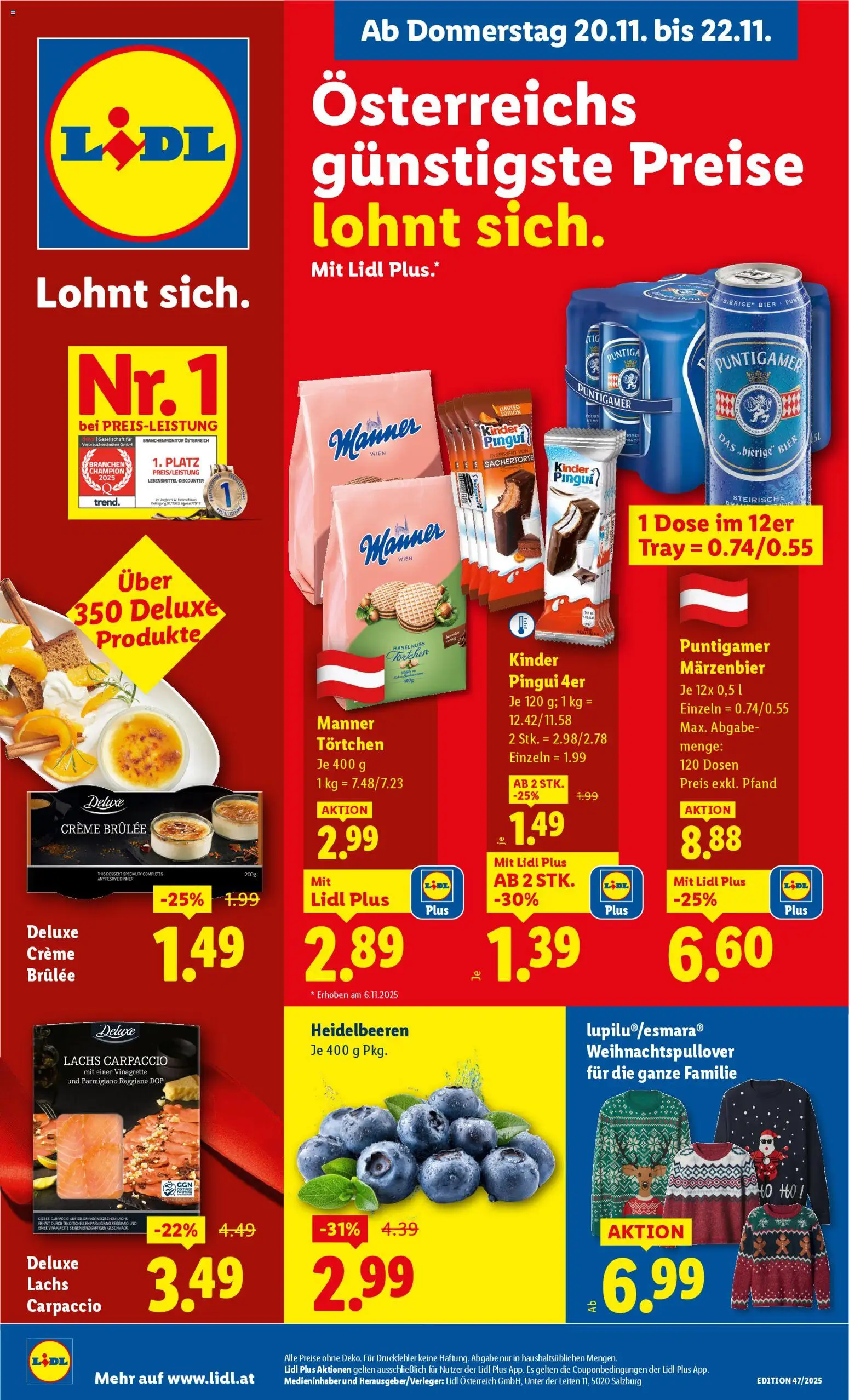 Lidl - Black Friday - Seite 1- gültig ab 20.11.2025