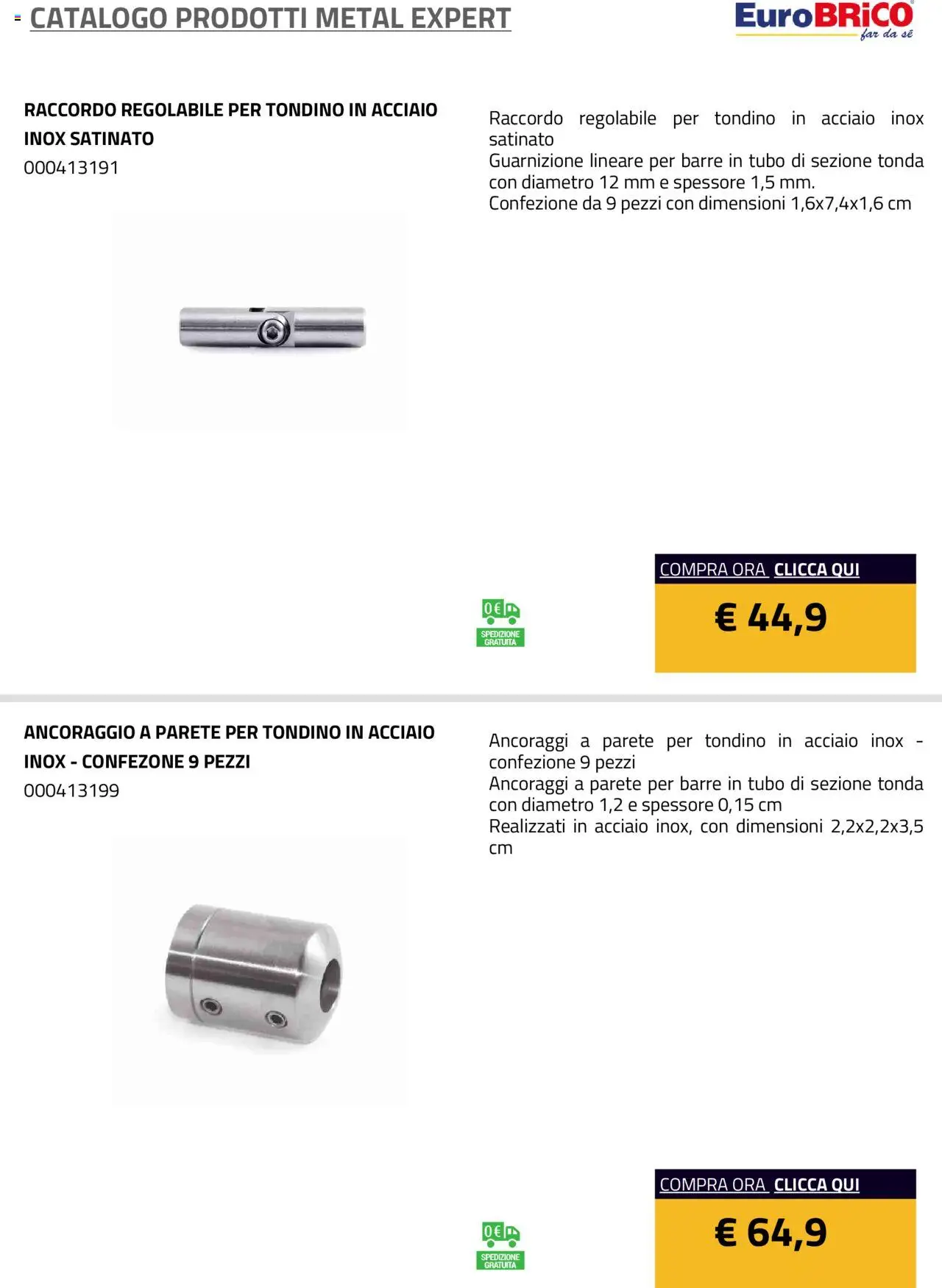 Eurobrico Prodotti Metal Expert catalogo - pagina 13 - valido dal 23/07/2025