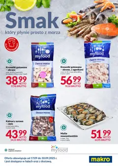 Podgląd Makro Gazetka - Ryby i owoce morza ważny od 17.09.2025