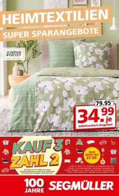 Vorschau Segmüller Heimtextilien Super Sparangebote gültig ab 31.05.2025