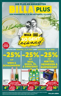 Vorschau Billa Plus Flugblatt gültig ab 11.09.2025