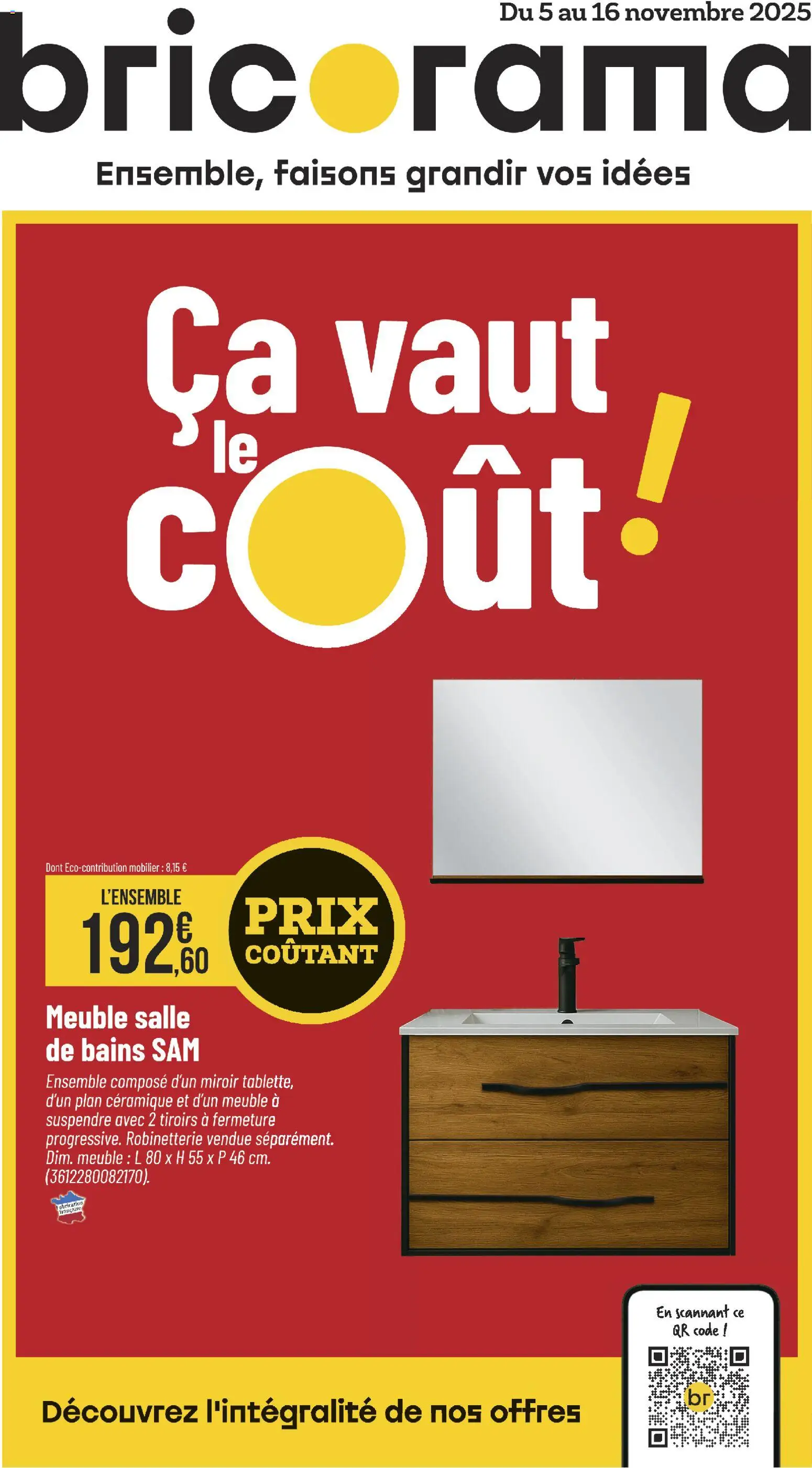 Bricorama catalogue - page 1 - valable à partir du 05/11/2025