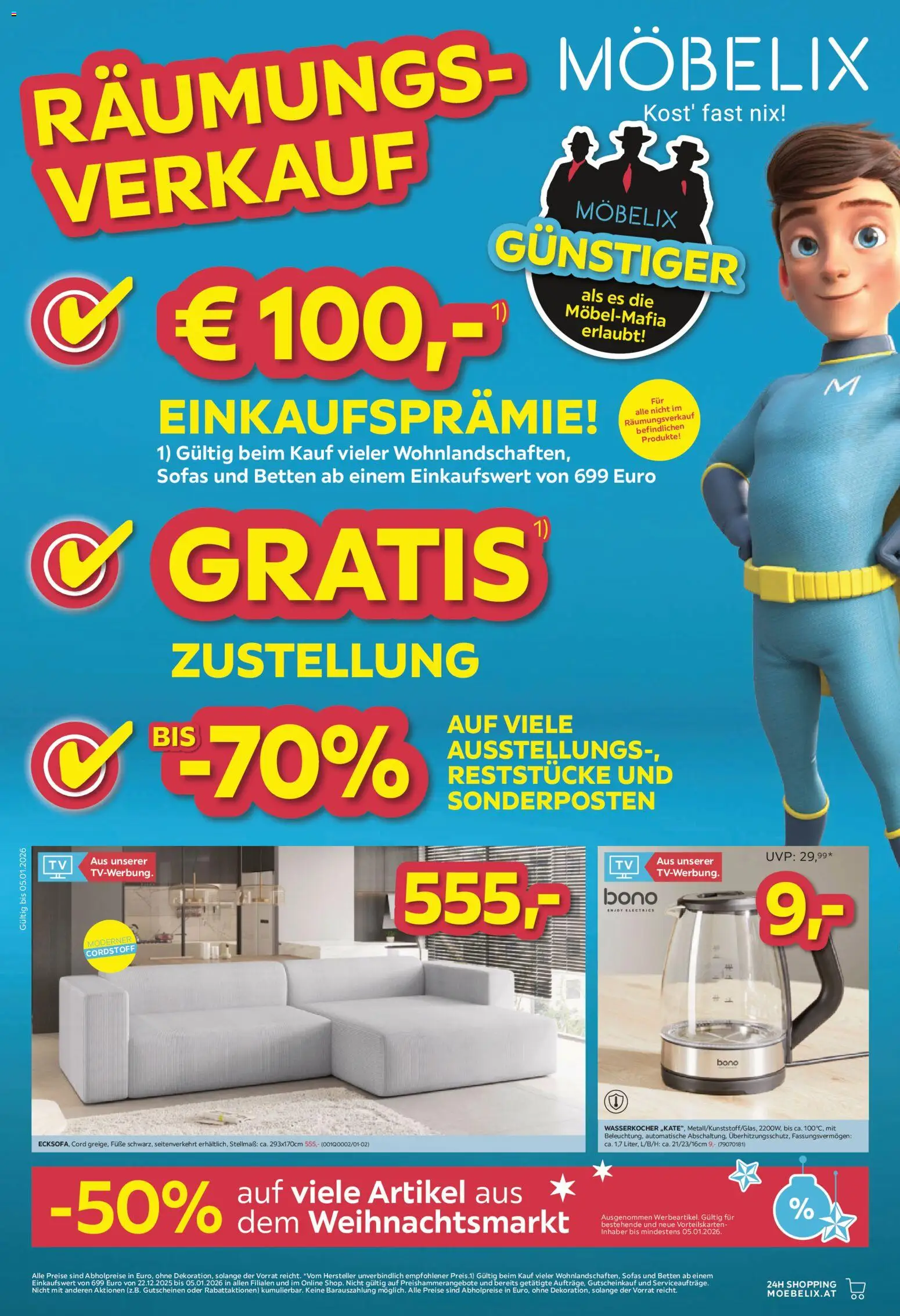 Möbelix Angebote - Seite 1- gültig ab 22.12.2025