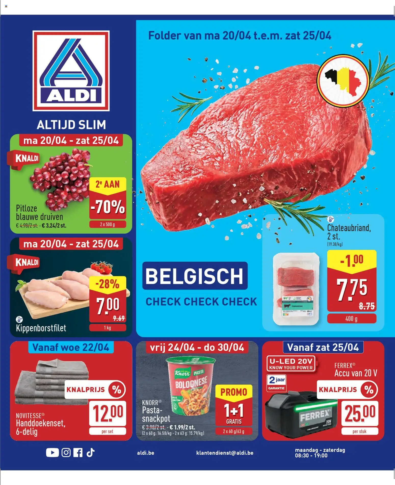 Aldi folder week 17 - pagina 1- geldig vanaf 20/04/2026