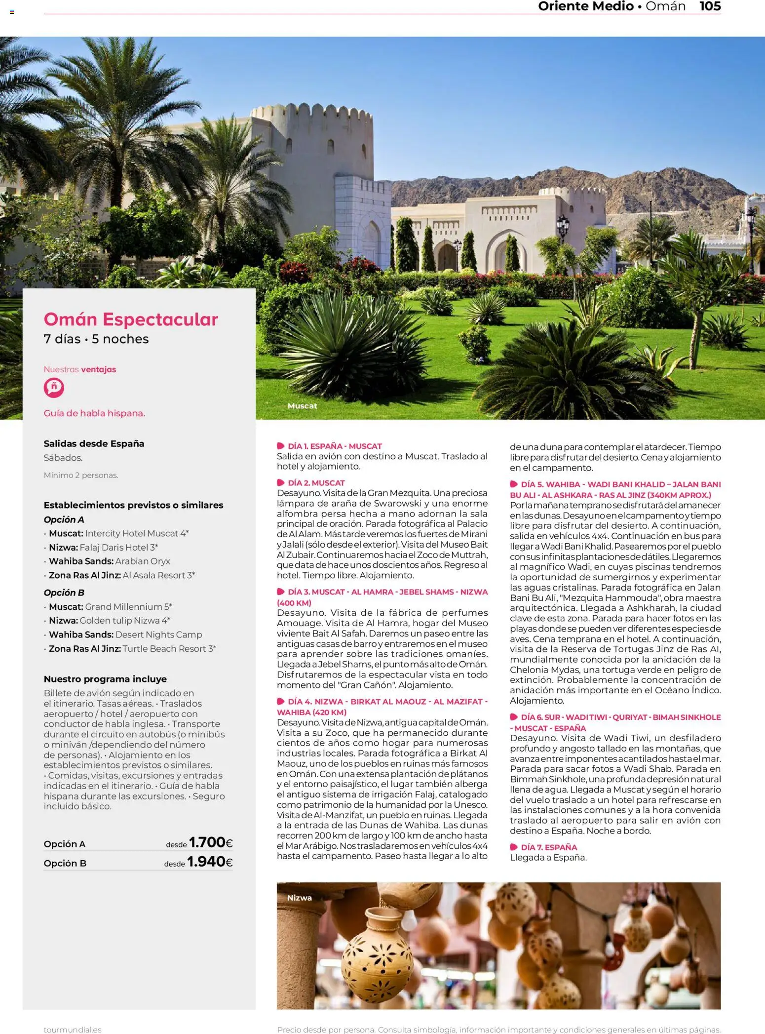 Viajes El Corte Inglés Africa y Oriente Medio - Página de 105 - Válido desde 01/01/2026