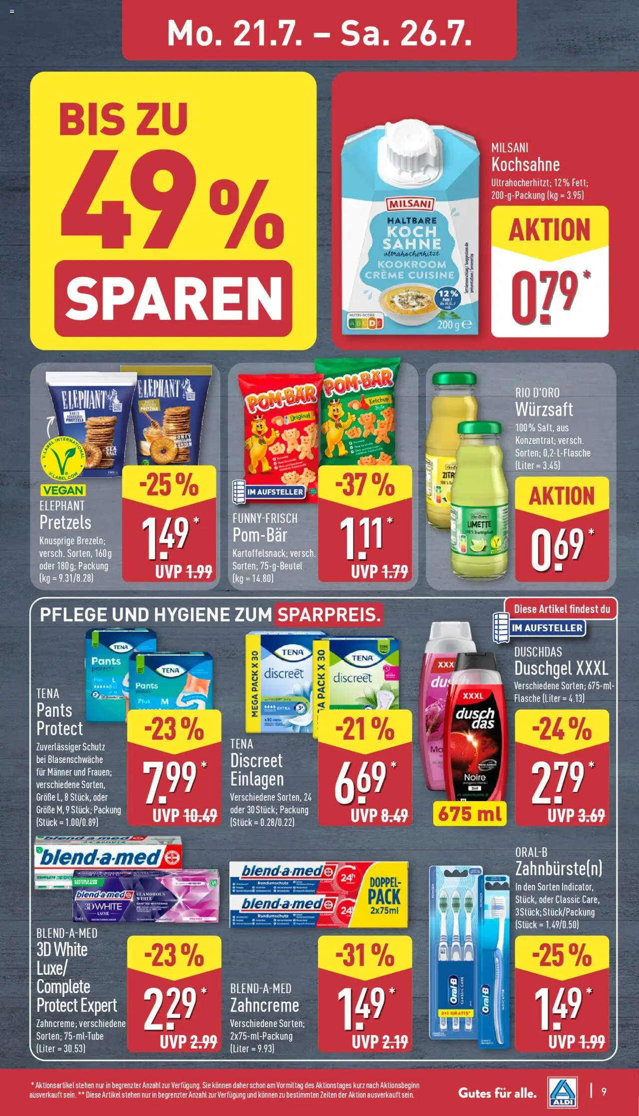 Aldi Prospekt 	 - Seite 9 - gültig ab 21.07.2025
