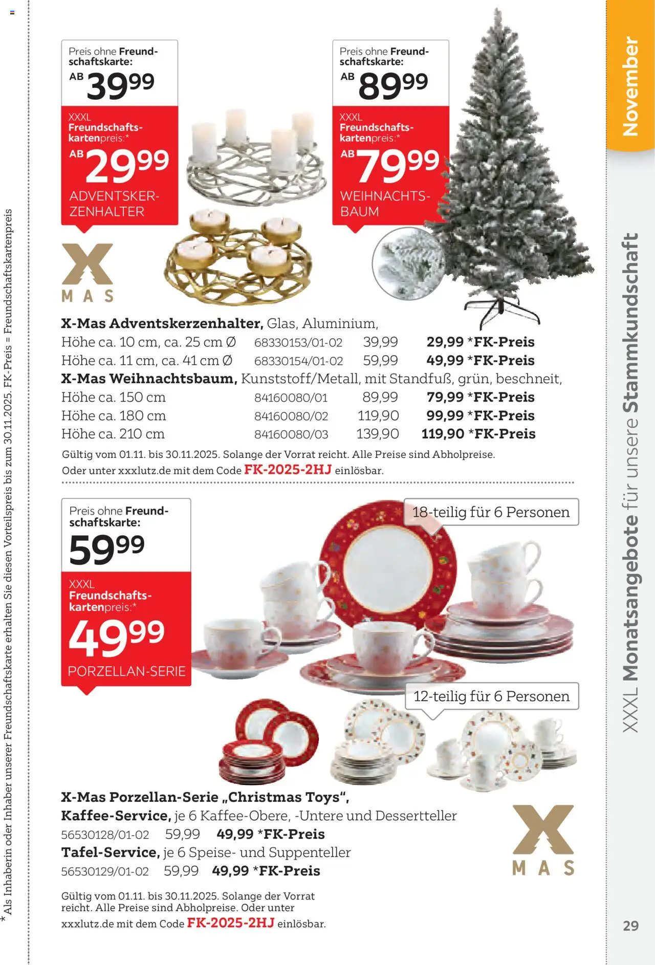 XXXL Lutz Freundschaftskartenjournal - Seite 29 - gültig ab 01.08.2025