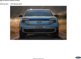 Ford - All-Electric Ford Explorer valid from 27/02/2025
