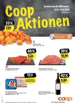 Vorschau Coop Aktionen gültig ab 31.07.2025