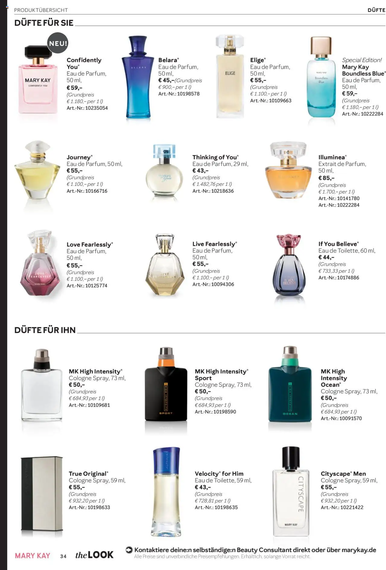 Mary Kay Katalog - Seite 34 - gültig ab 15.10.2025