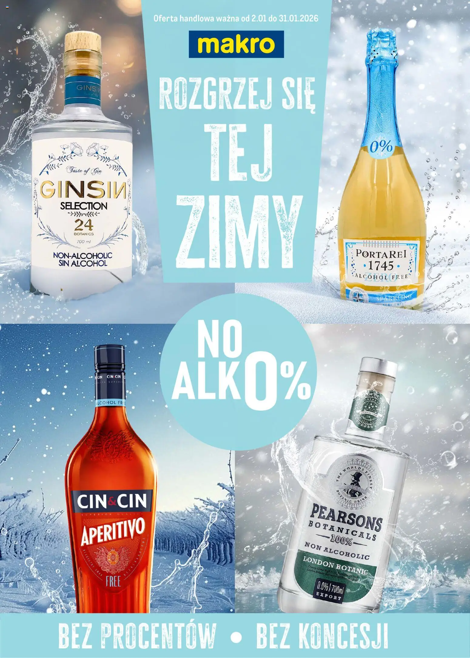 Makro Gazetka - Produktów bezalkoholowych - strona 1- ważny od 02.01.2025