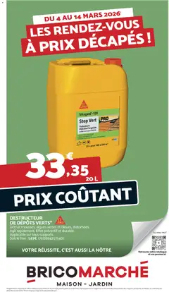 Aperçu Bricomarché catalogue valable à partir du 04/03/2026