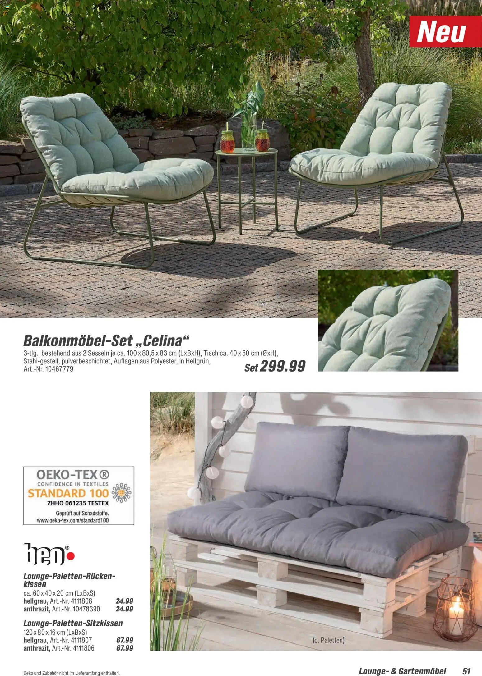 Toom Baumarkt  Gartenmöbel & Solar-Leuchten 2026 - Seite 51 - gültig ab 01.01.2026