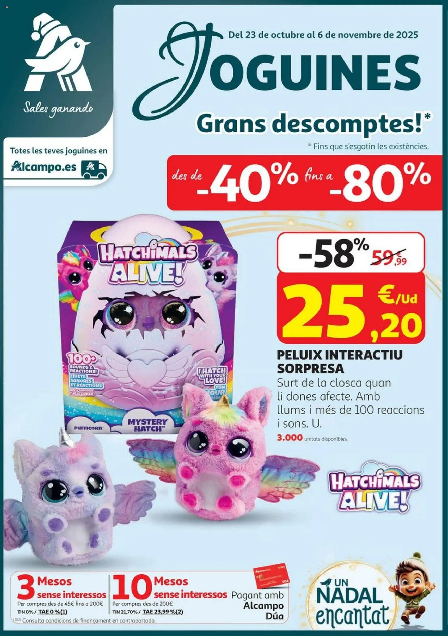 Alcampo - Joguines HG Cat - Página de 1 - Válido desde 23/10/2025