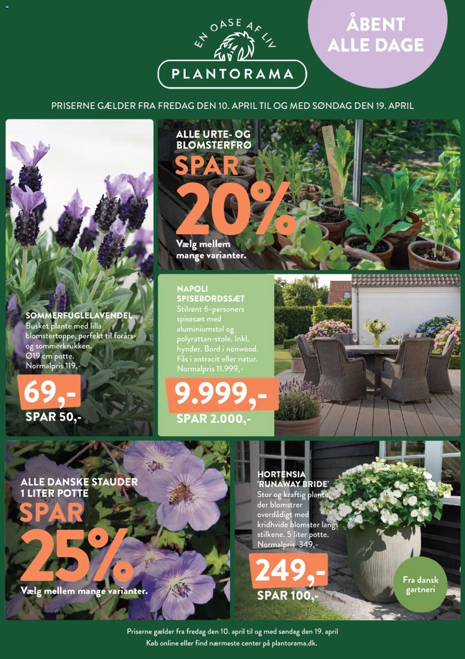 Plantorama - Tilbudsavis - side 1- gyldig fra 10/04/2026