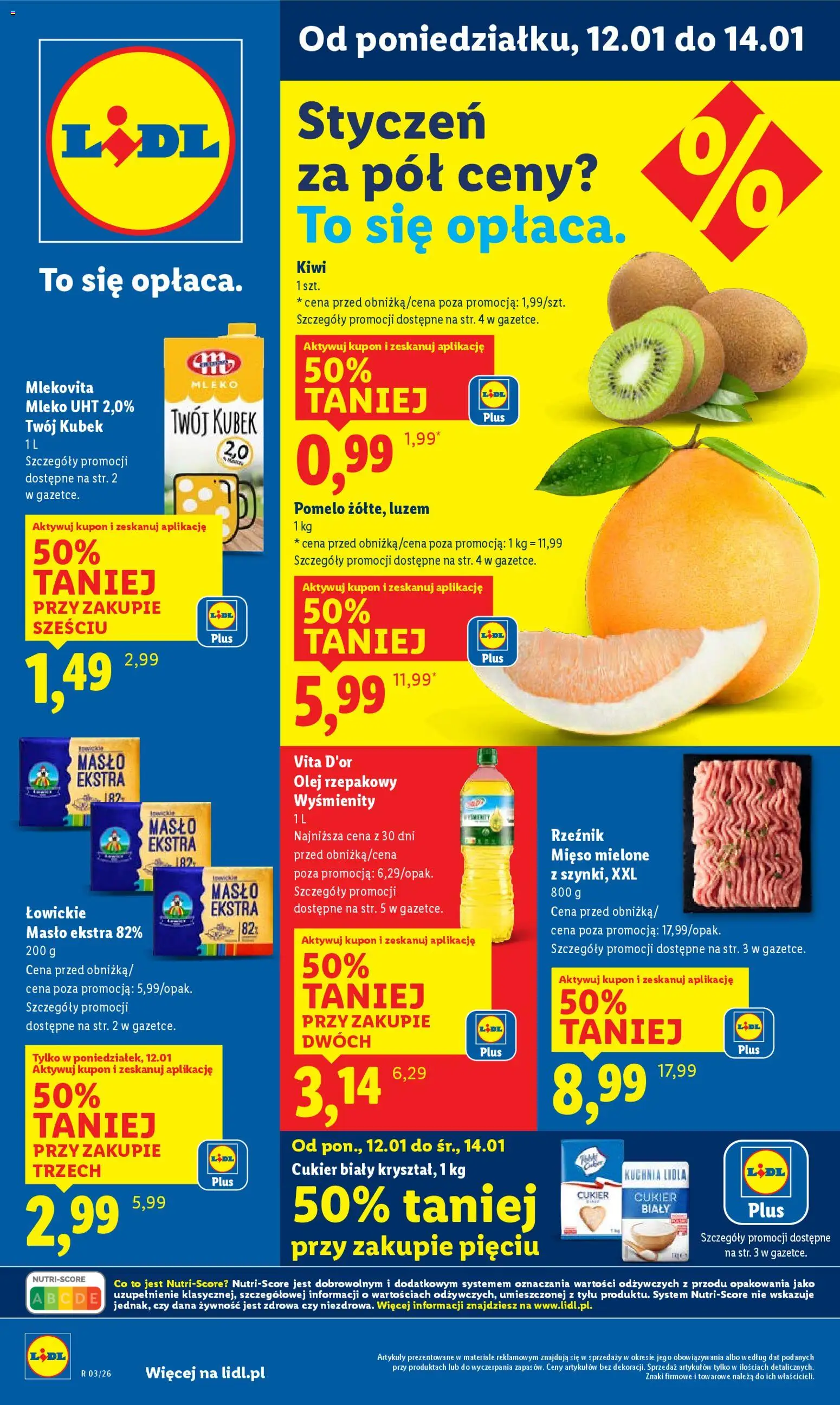 Lidl Gazetka - strona 1- ważny od 12.01.2026