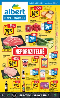 Náhled Albert leták - Hypermarket platný od 22.04.2026