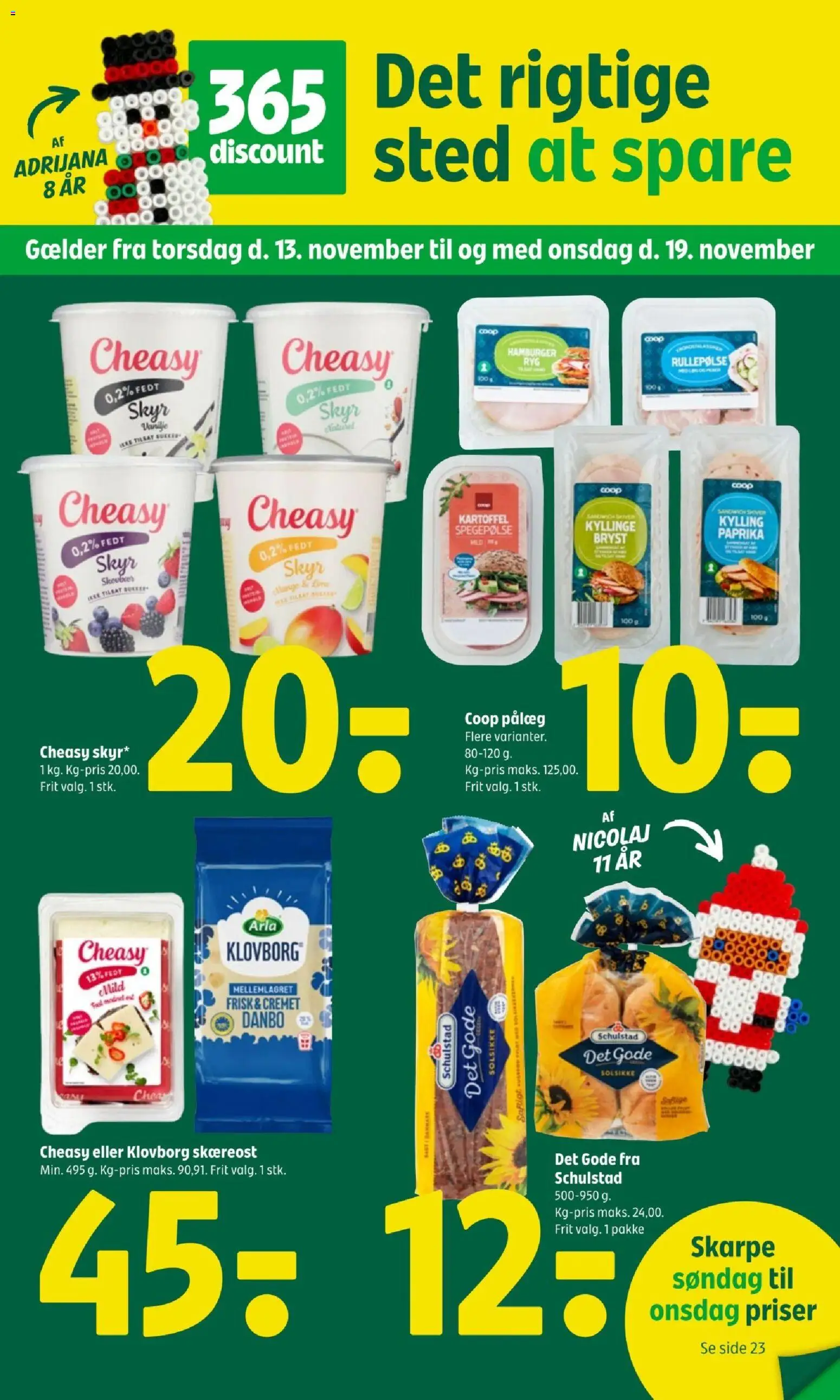 Coop 365 - Tilbudsavis - side 1- gyldig fra 13/11/2025