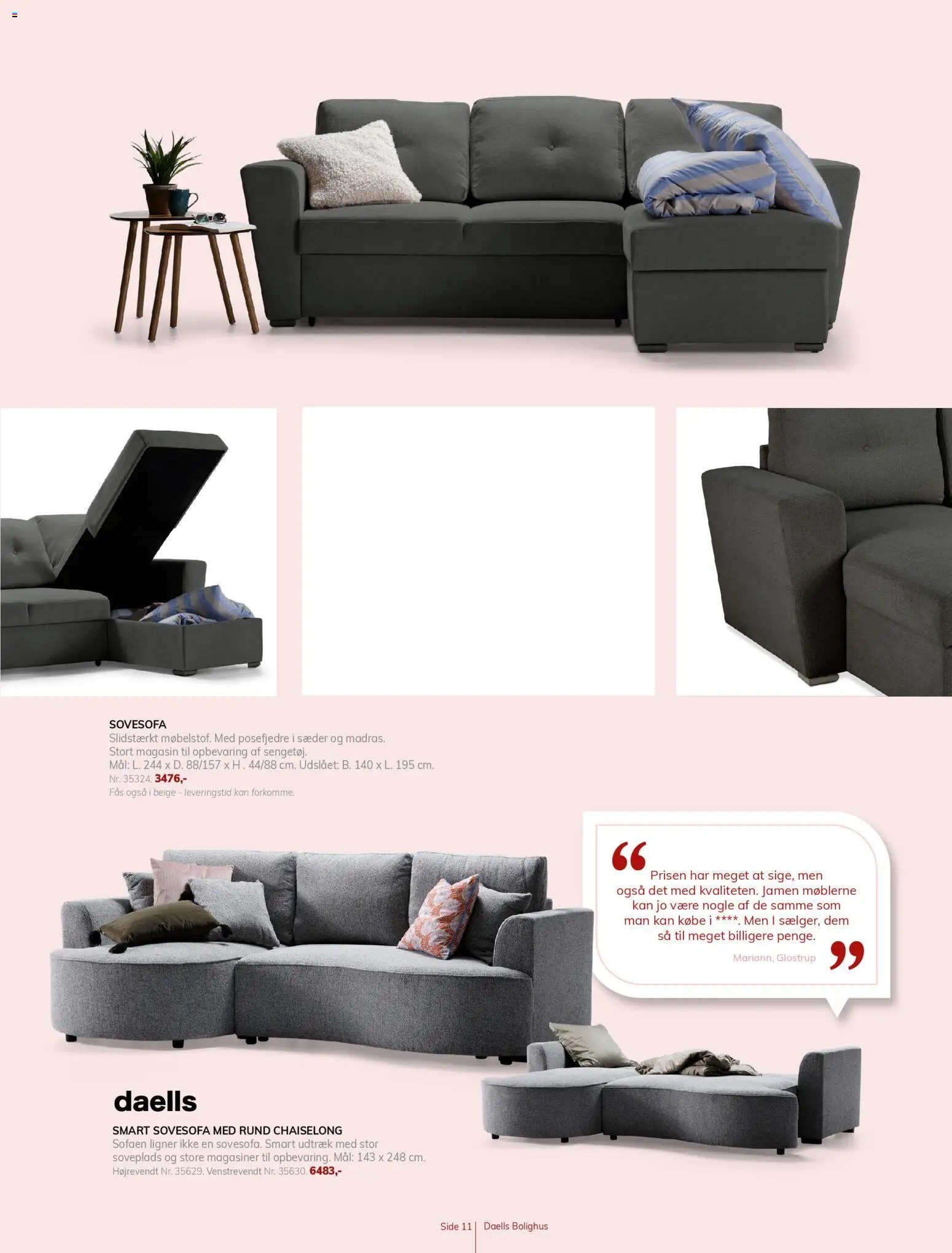 Daells Bolighus - Find din sovesofaer her - page 11- valid from 14/11/2025