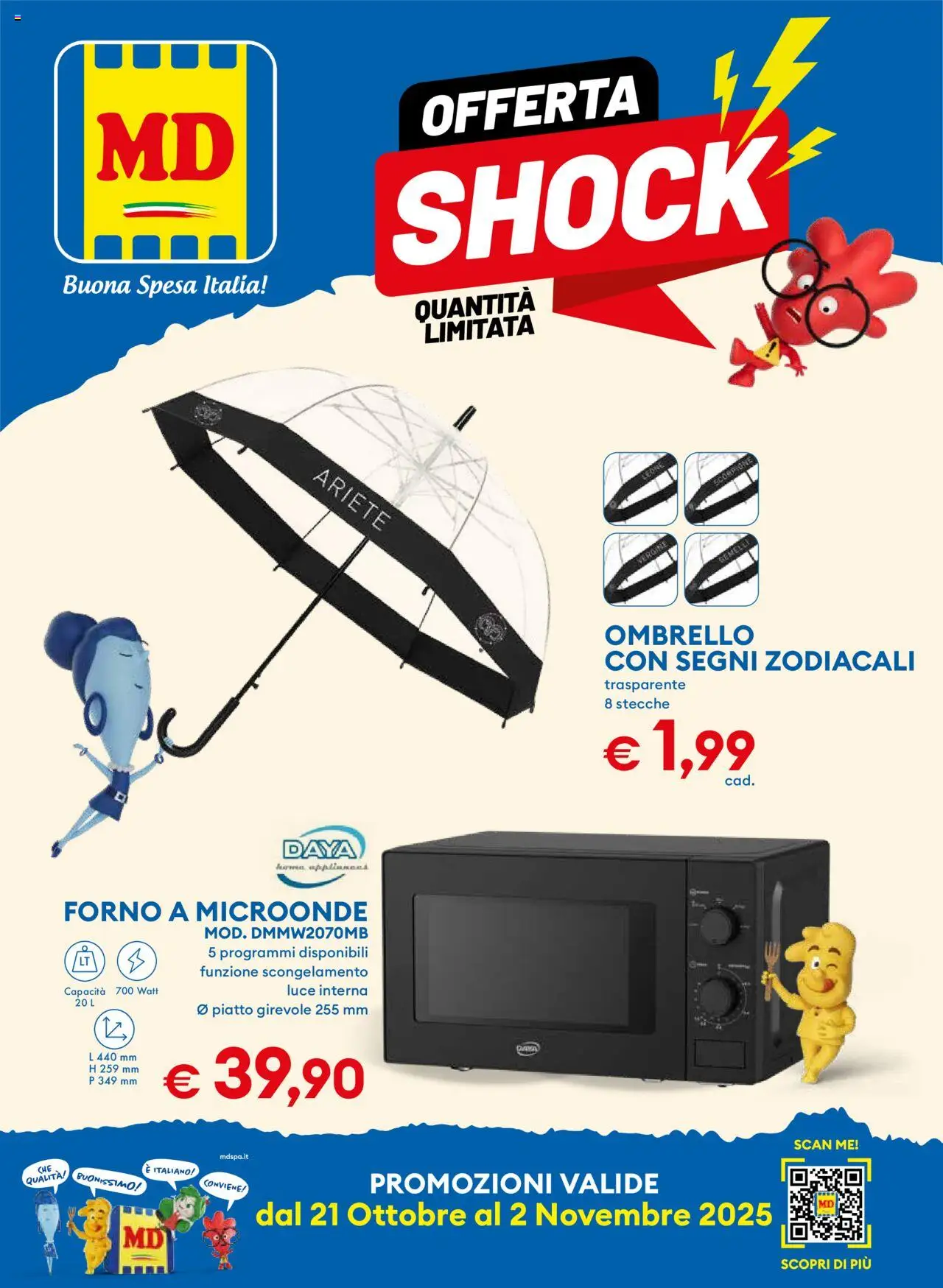 Volantino MD Discount	 - pagina 1 - valido dal 21/10/2025
