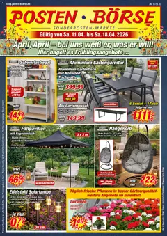 Vorschau Posten Börse Prospekt 	 gültig ab 11.04.2026