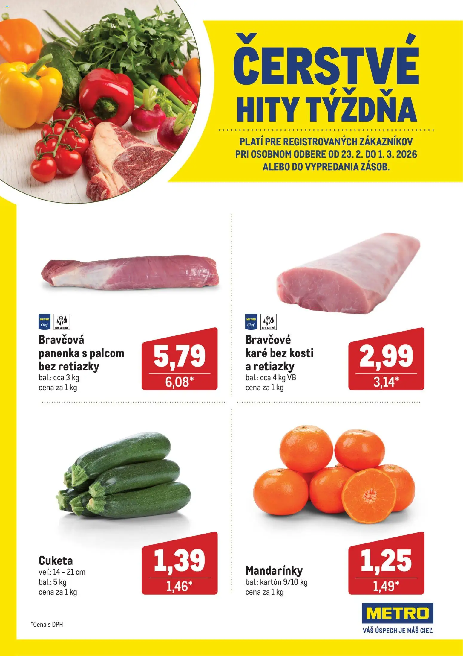 Metro Čerstvé hity týždňa - strana 1- platný od 23.02.2026