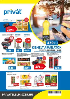Előnézet PRIVÁT Akciós újság érvényes 2026.01.22.-tól