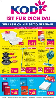 Vorschau KODi Prospekt gültig ab 18.08.2025