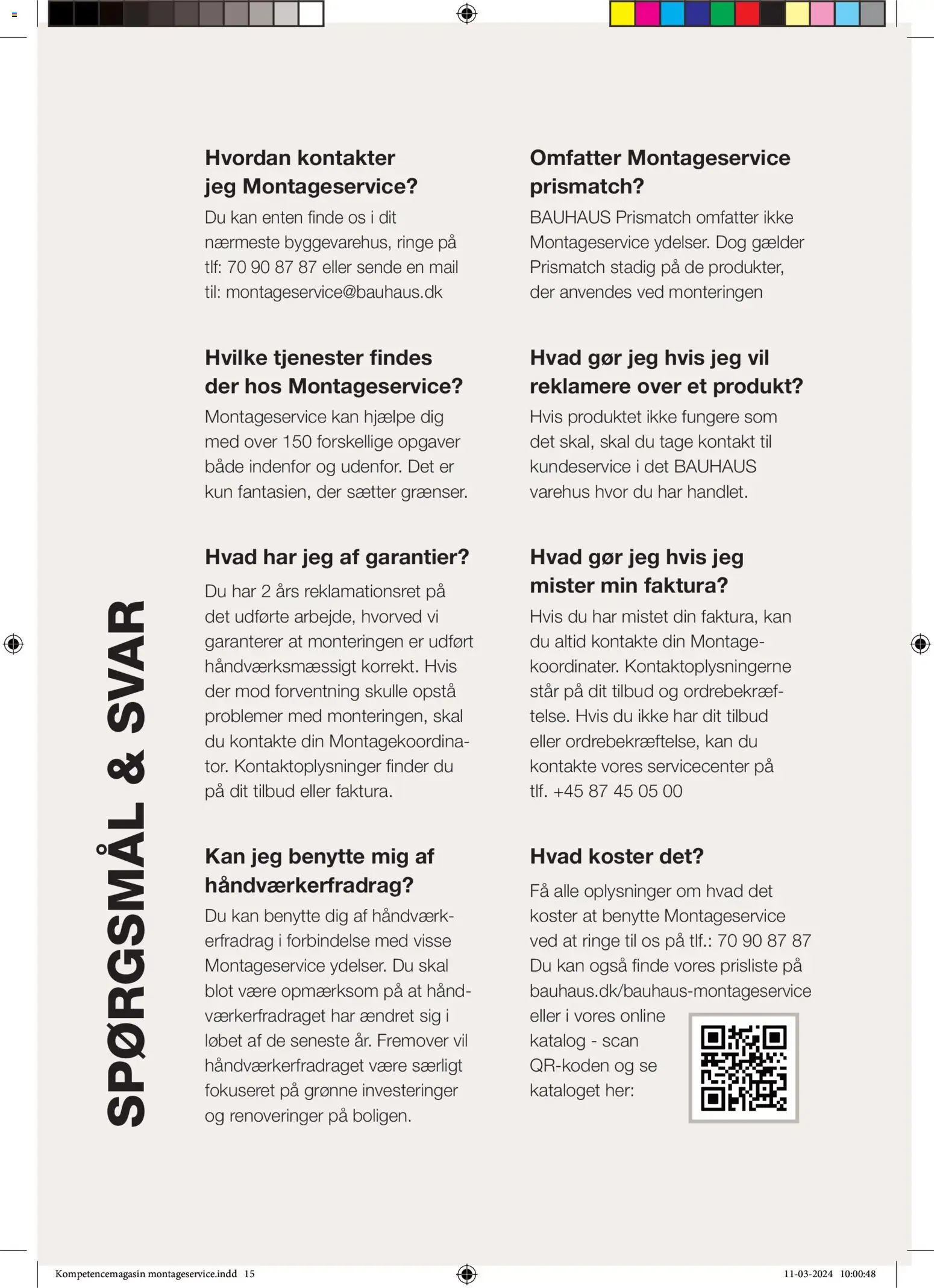 Bauhaus - Kompetencemagasin Montageservice - page 15- valid from 01/01/2026