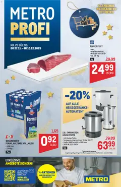 Vorschau Metro angebote Profi gültig ab 27.11.2025