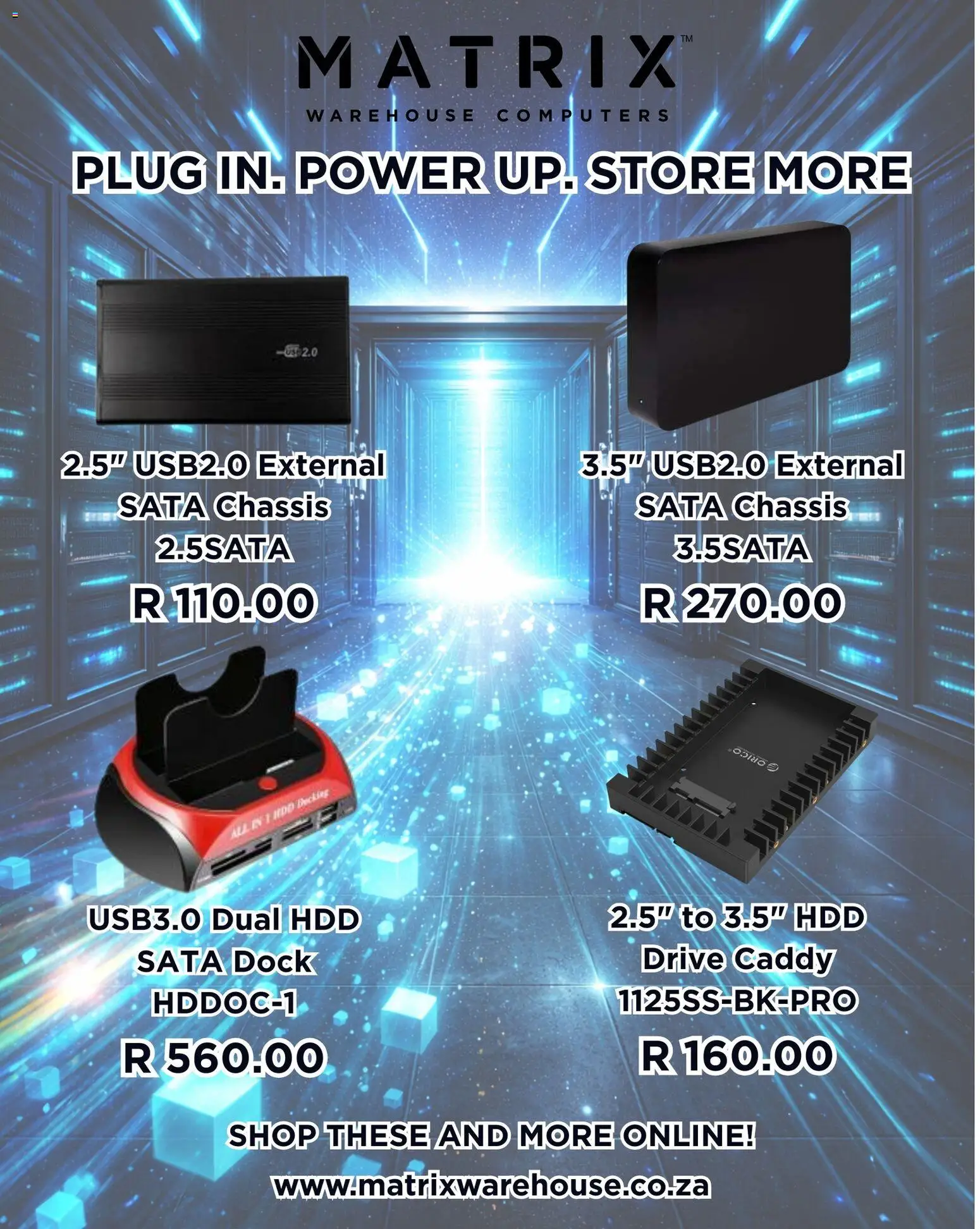 Matrix Warehouse Storage upgrade - page 1- valid from 13/01/2026