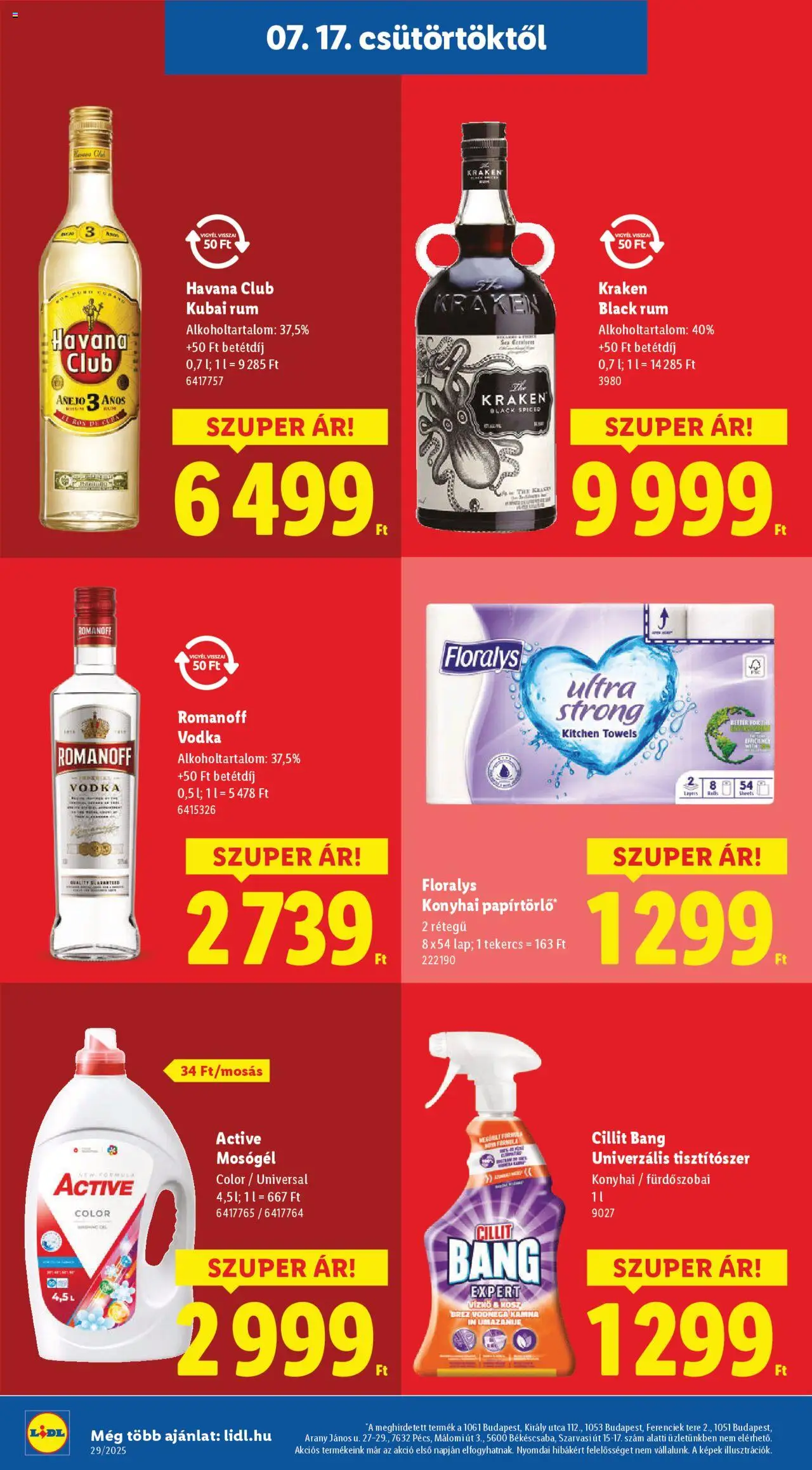 Lidl Akciós újság - 18oldal - érvényes 2025.07.17.-tól