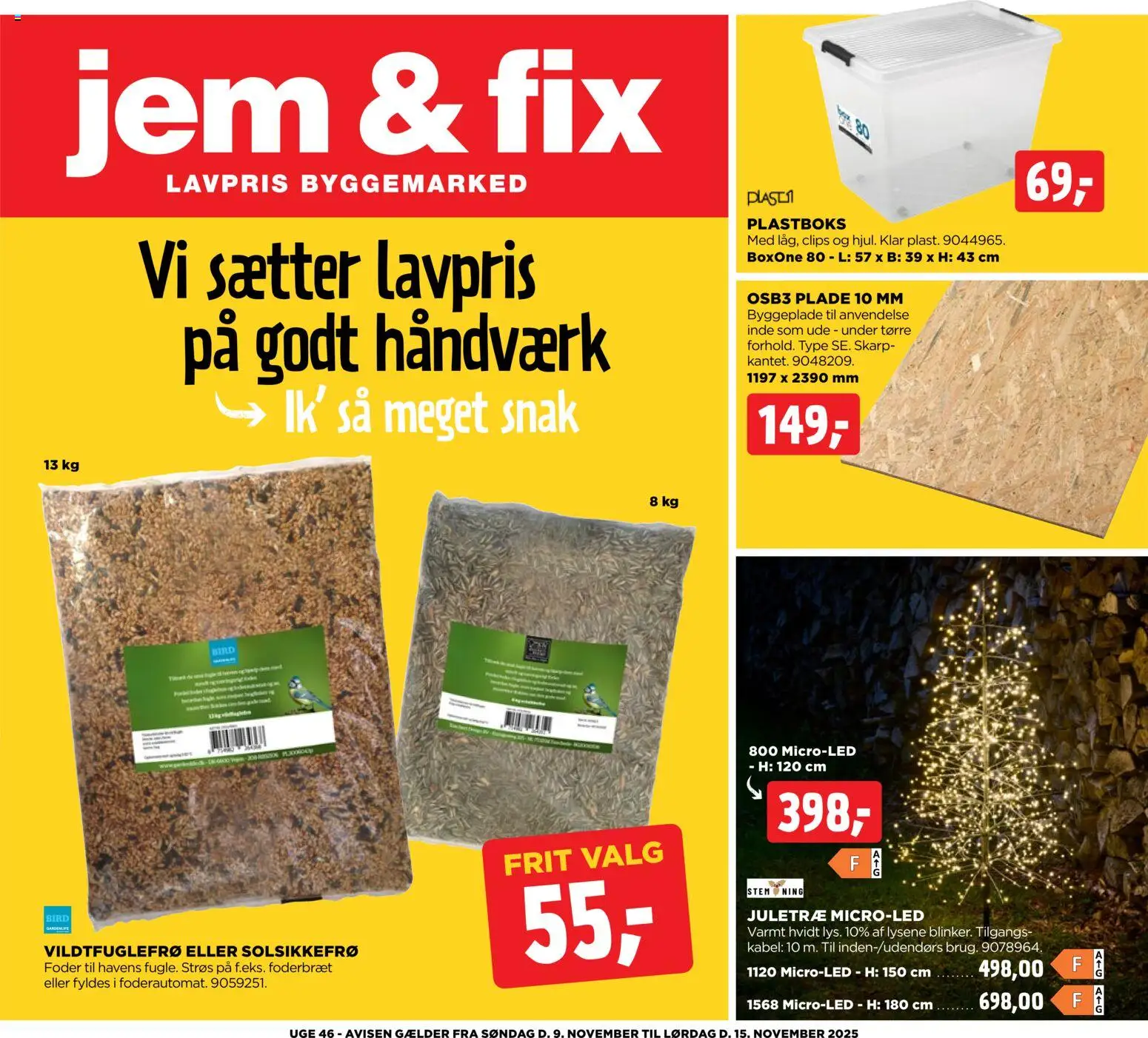 Jem & fix - Tilbudsavis - side 1- gyldig fra 08/11/2025