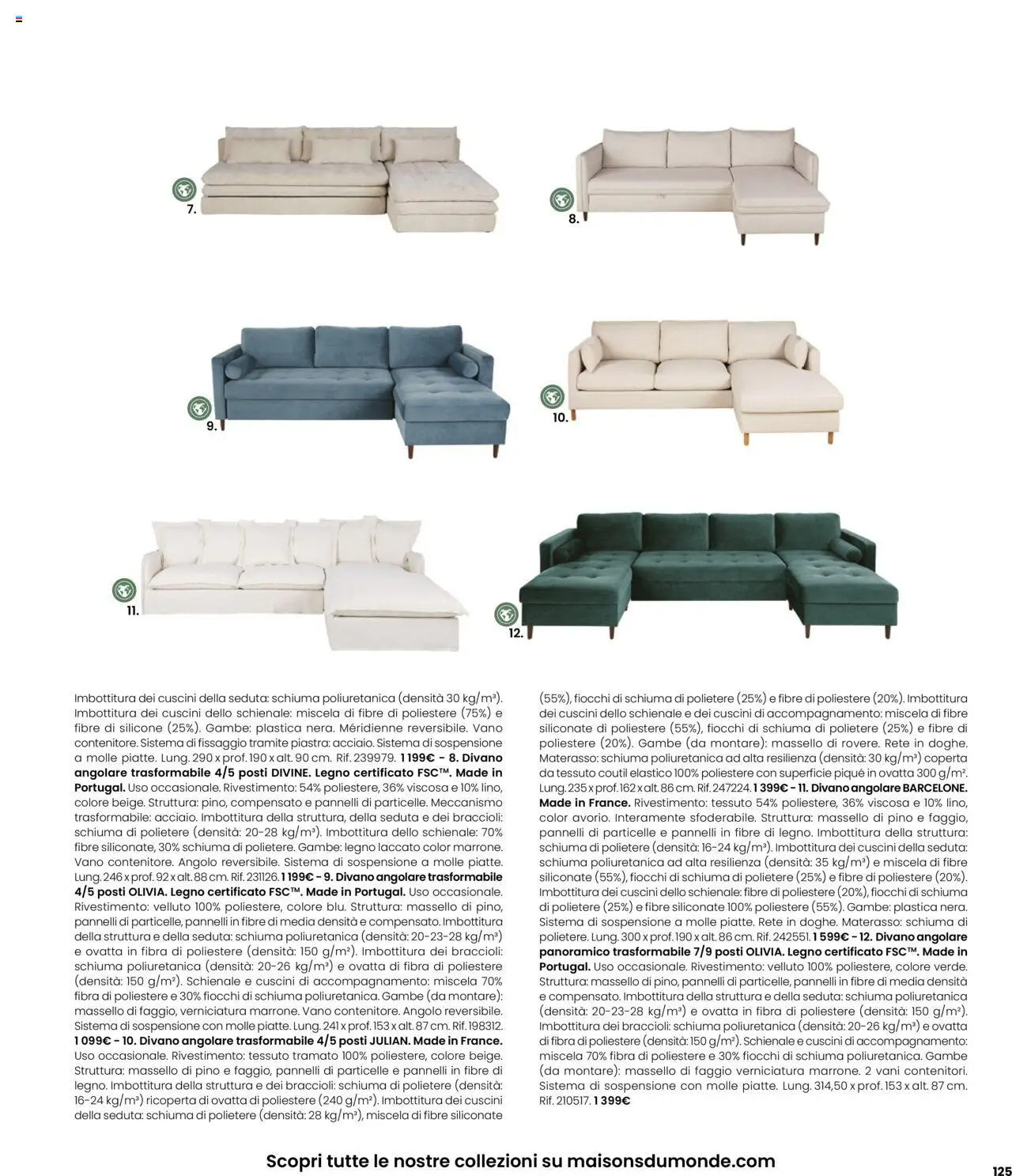 Volantino Maisons du Monde	 - pagina 125 - valido dal 27/08/2025
