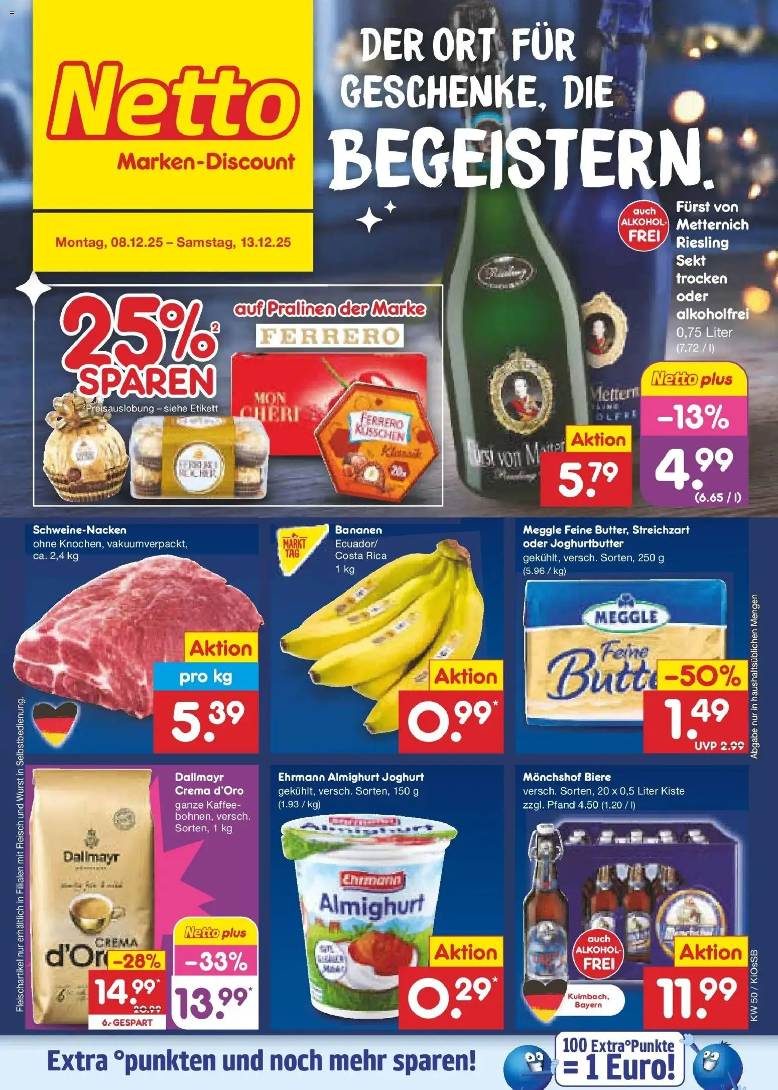 Netto Marken-Discount - Netto: Wochenangebote - Seite 1 - gültig ab 08.12.2025